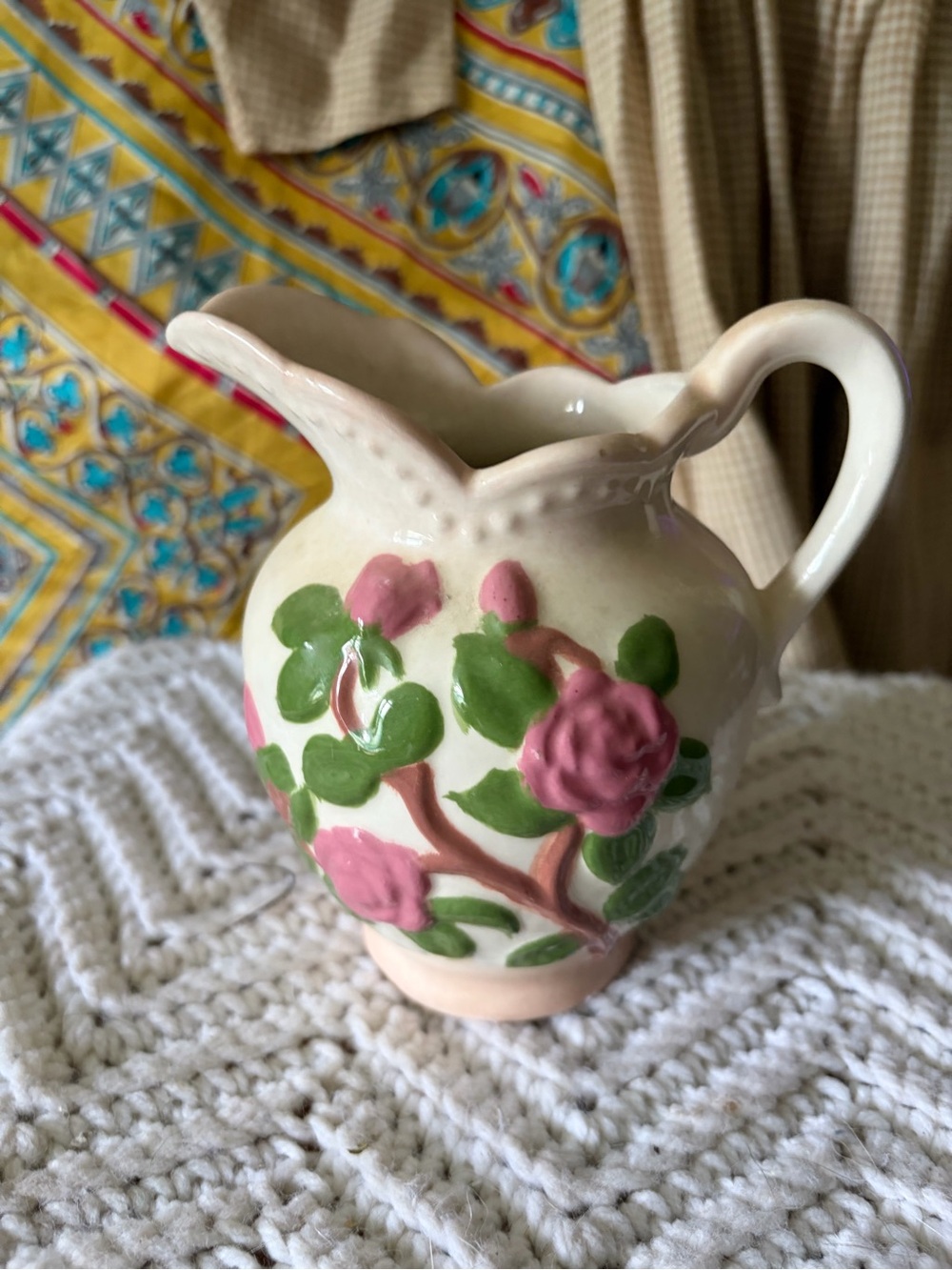 Vintage Franciscan Desert Rose
Earthenware Creamer Pitcher